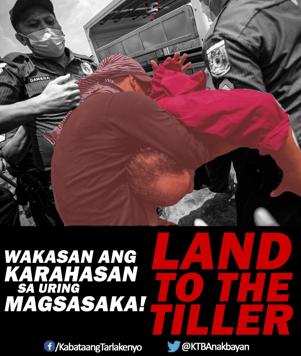 KTBAnakbayan's tweet photo. WAKASAN ANG KARAHASAN SA URING MAGSASAKA!
LUPA, PAGKAIN AT KABUHAYAN – IPAGLABAN! https://t.co/JTidA3CIcf