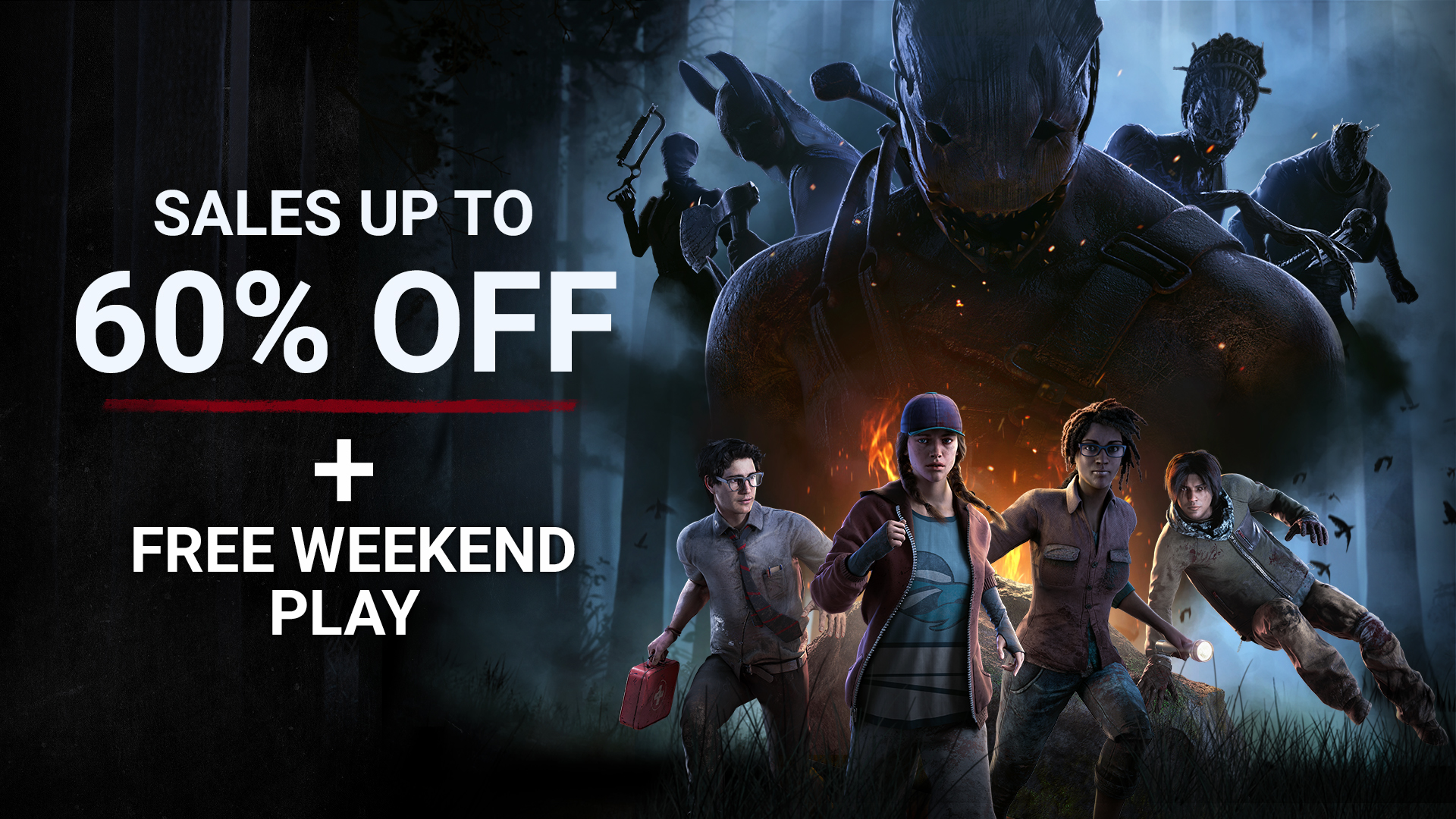 公式 Dead By Daylight Auf Twitter お知らせ 現在 Steam版 Xbox版で無料プレイを開催中 Playstation版では試用版を配信中です 開催期間 Steam版 Playstation版 6月14日午前2時まで Xbox版 6月14日午前4時まで お得なセールも開催中