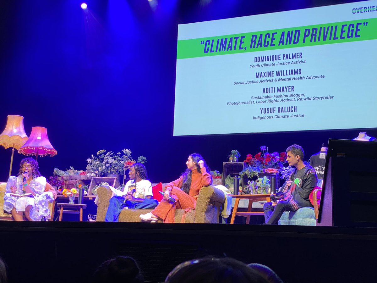 #overheated #dominiquepalmer #maxinewilliams #aditimayer #yusufbaluch discussing climate, race and privilege and how they got to be engaging with activism and social and climate justice