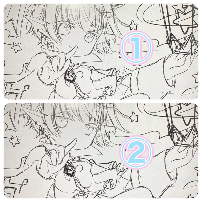 ①か?2か?好みどっち? 