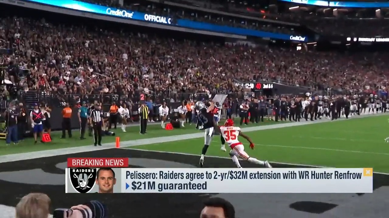 NFL Network on Twitter "Hunter Renfrow = bag secured. The Raiders