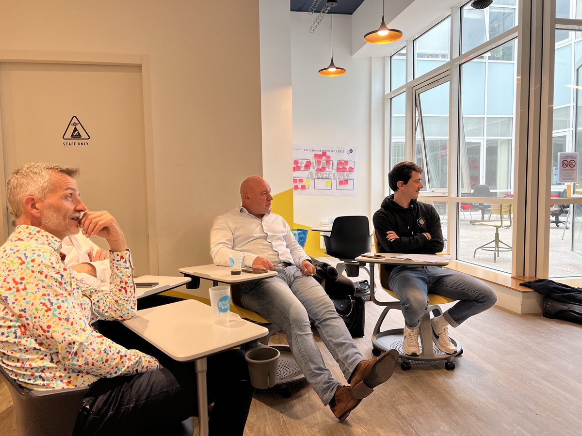 LaDalleAngevOFF's tweet image. 💪 En 60 minutes, une centaine d’idées d’actions à mener pour @LaDalleAngevOFF d’ici 2035… Et toi, tu en as ? 🤗

Merci à notre mécène @_What_The_Hack pour l’organisation de cet atelier créatif avec nos membres (partenaires, clubs, écoles…) de 8h à 10h ! 🧠

#SportAngers 💥