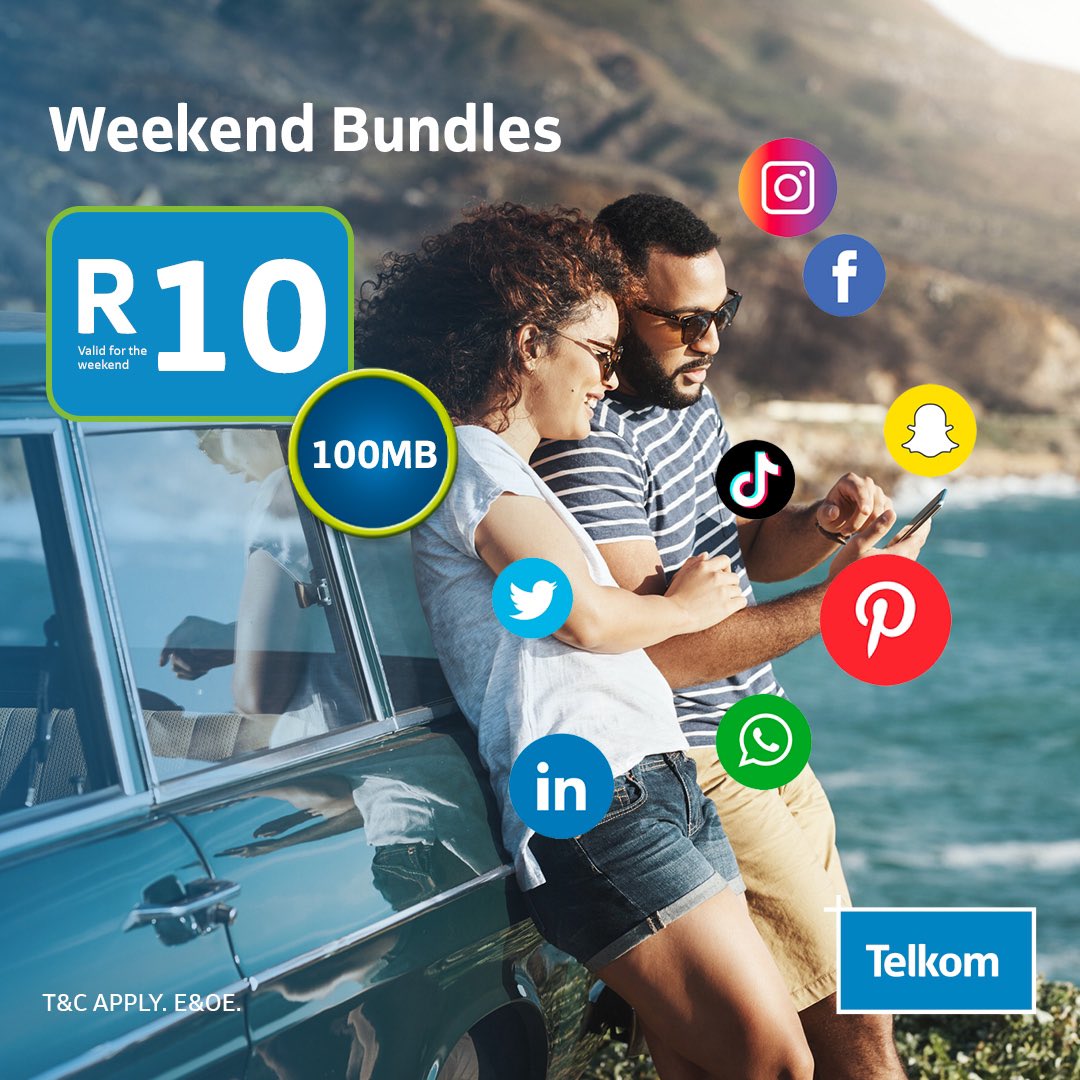 Djbrianrikhotso's tweet photo. Hi R10 ntsena , makungu ya wena ya weekend ya tshamisekile. Kuma #TelkomWeekendBundles hiku Dial *180# &amp; select bundles! 
#TelkomconnectsSA
#Weekendbundles
#AD
#sponsored https://t.co/VPJ3Vh2ryh