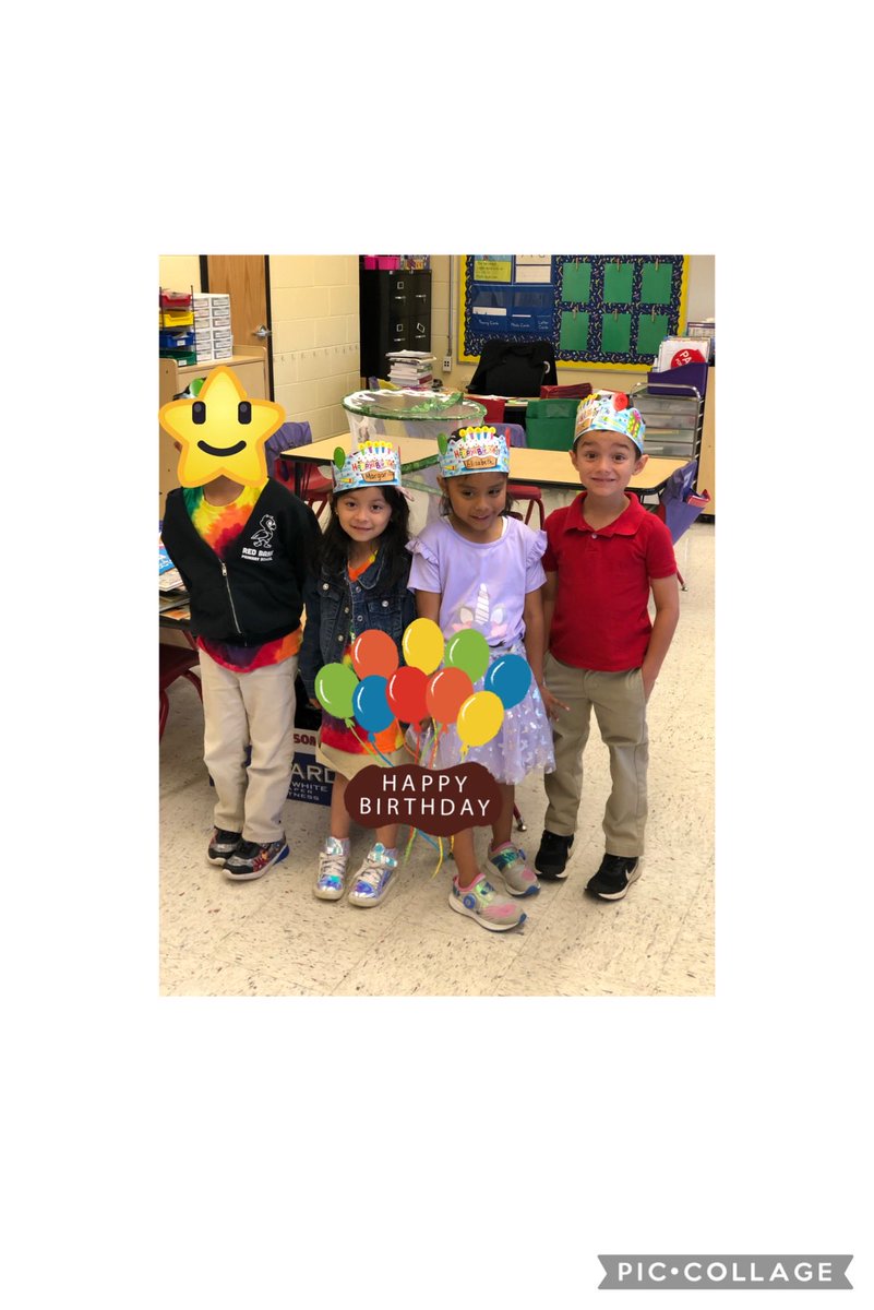 Celebrating Summer Birthdays in Room 103! ⁦@Erika_Goldman⁩ ⁦@rbpsEAGLES⁩ #Turning6ThisSummer #RBBisBIA