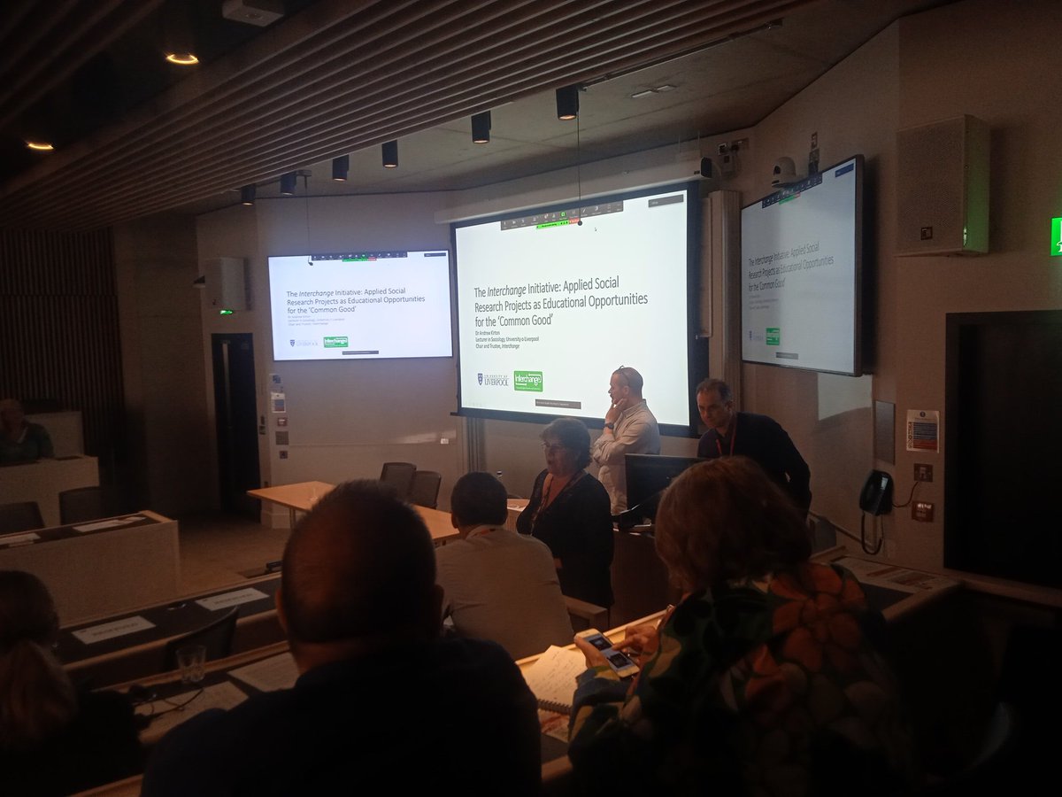 EdenLSE's tweet photo. Our colleague @jennicarr8 introduces our next segment - our guest Andrew Kirton (@LivUni) talking about applied social research projects, and their usefulness towards an educational common good. #LSEEdSymp https://t.co/gWYXWr4jxJ