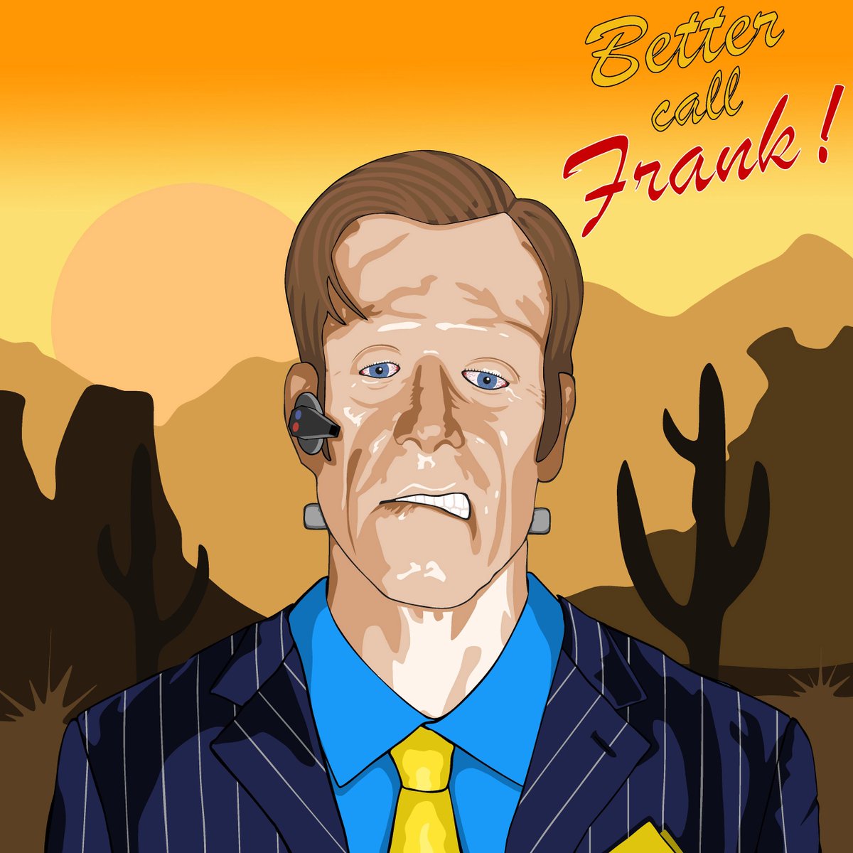 NFTBoomOfficial's tweet photo. Art Challenge Day #01

@CursedArtSeries nominated me to post art for ten days and to pass the imaginary baton. 

Today I choose 
@101GIRLSGROUP 

Got legal trouble? Better call Frank!

#NFTartist #NFTCommunity #bettercallsaulseason6 @opensea @mrbobodenkirk #PolygonNFTs https://t.co/Vp4MS3RkA5
