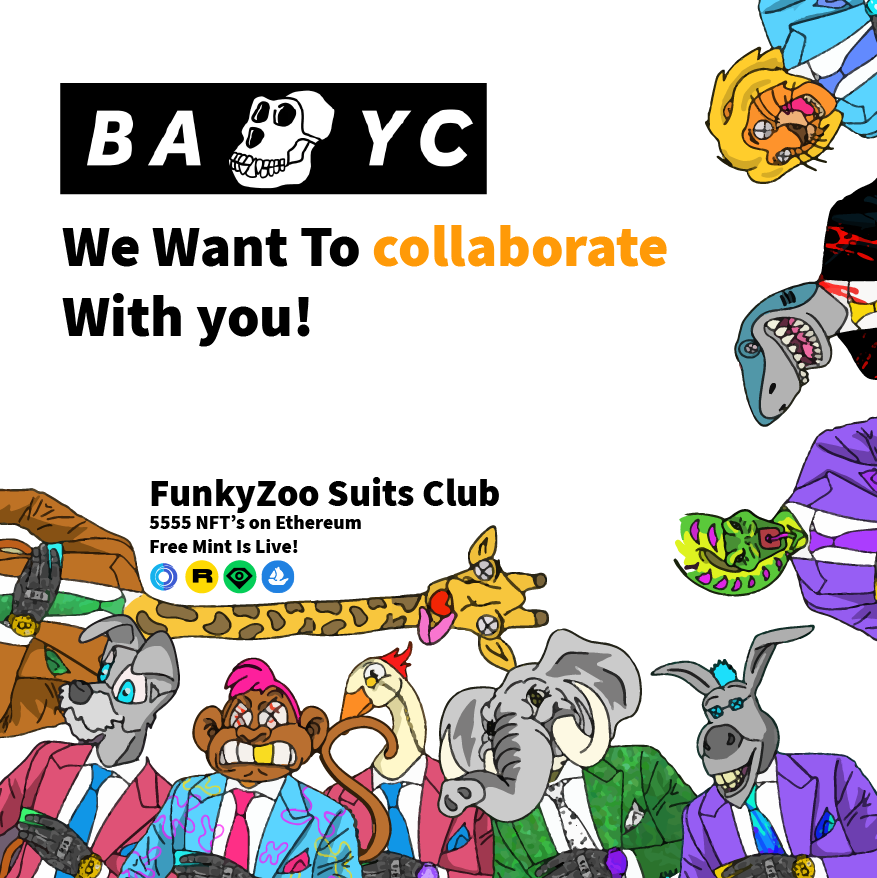 FunkyZoo Suits Club tweet media