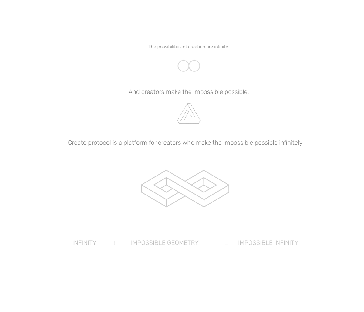 Lzy_Lad's tweet photo. As a Brand Identity builder, i love exploring concepts through shapes.
Here's the concept i came up with, for @CreateProtocol's logo and branding system.
#infinity + #impossiblegeometry = #impossibleinfinity
#logodesign #branddesign #brandidentity https://t.co/oDfP6y6WmJ