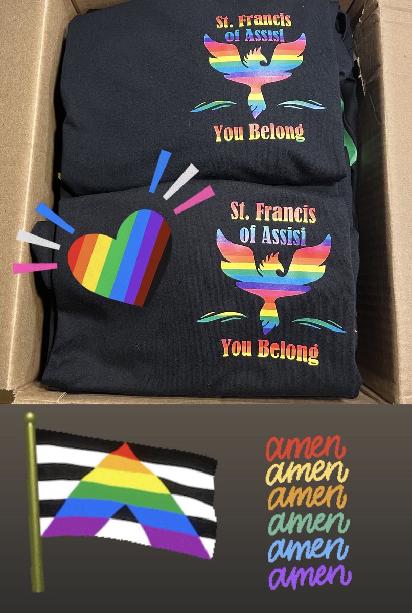 MBlaisclassroom's tweet photo. It’s rainbow day at St. Francis 🌈 The staff are rocking these today! 🏳️‍🌈🏳️‍⚧️✝️ @AssisiOCSB #ocsbPride @ocsbequity #ocsbBeCommunity https://t.co/dcJy9D7X6X