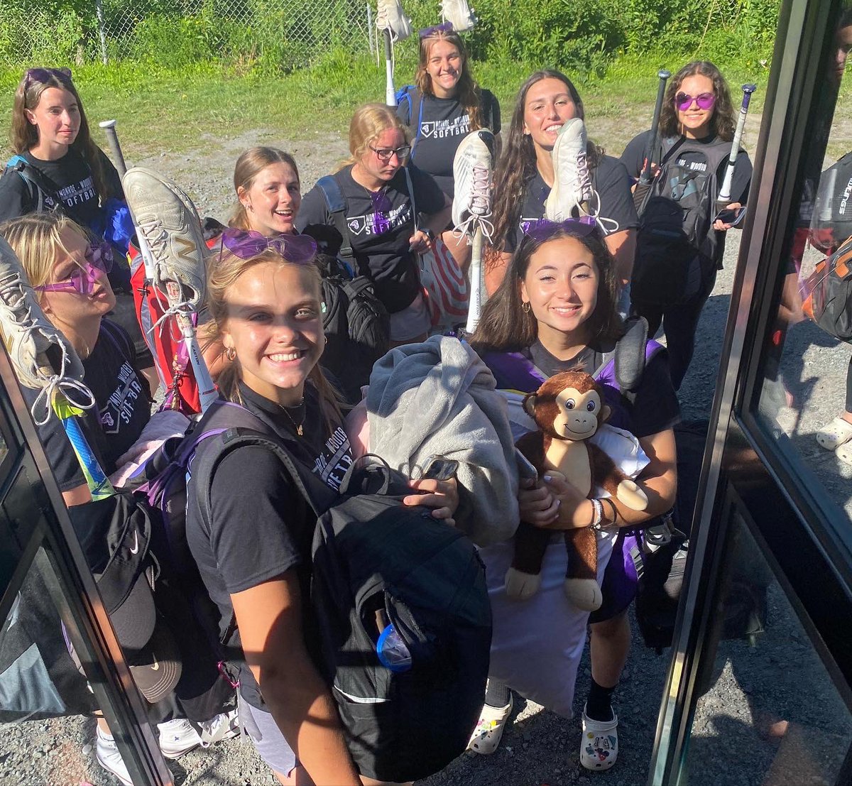 Softball_MW's tweet photo. HERE WE GOOO!! So excited for this final trip to States! So proud of this team and how they not only play, but carry themselves! They have earned the respect they are given and they are SO MUCH FUN to coach!! Letโs do this Crusaders!! #EarnedNotGiven #NoExcuses #WinItForDimmit ๐ https://t.co/5o0qxhO2Op