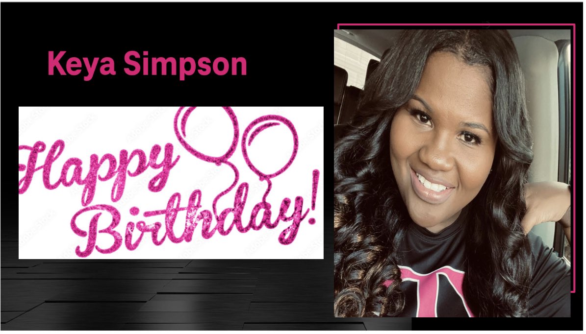 Shakitha Hawkins (@shakithahawkins) on Twitter photo It’s a great Friday in SLA! Sending a very Happy Birthday to an incredible person & leader, the one and only <a href="/SimpsonKeya/">Keya Simpson</a>. #SLA We appreciate you! <a href="/JaxMagenta/">MagentaNinjaJax</a> <a href="/C_Blanco89/">Courtney Blanco</a> <a href="/_T_Lopez_/">Ray of Sunshine Tab</a> <a href="/BD_W/">B. Will</a> <a href="/LeonaW0131/">Leona</a> <a href="/brittany_ferman/">Brittany F Kent</a> <a href="/Pilarrivera1989/">Maria Rivera</a> <a href="/TeeTeeRod/">Tyler R.</a> @Riekeberg205 It’s a great Friday in SLA! Sending a very Happy Birthday to an incredible person & leader, the one and only <a href="/SimpsonKeya/">Keya Simpson</a>. #SLA We appreciate you! <a href="/JaxMagenta/">MagentaNinjaJax</a> <a href="/C_Blanco89/">Courtney Blanco</a> <a href="/_T_Lopez_/">Ray of Sunshine Tab</a> <a href="/BD_W/">B. Will</a> <a href="/LeonaW0131/">Leona</a> <a href="/brittany_ferman/">Brittany F Kent</a> <a href="/Pilarrivera1989/">Maria Rivera</a> <a href="/TeeTeeRod/">Tyler R.</a> @Riekeberg205