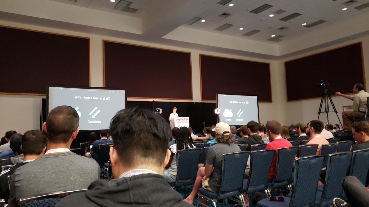 codebybryce's tweet image. Here's a live stream to the talk I'm watching at @vueconfus