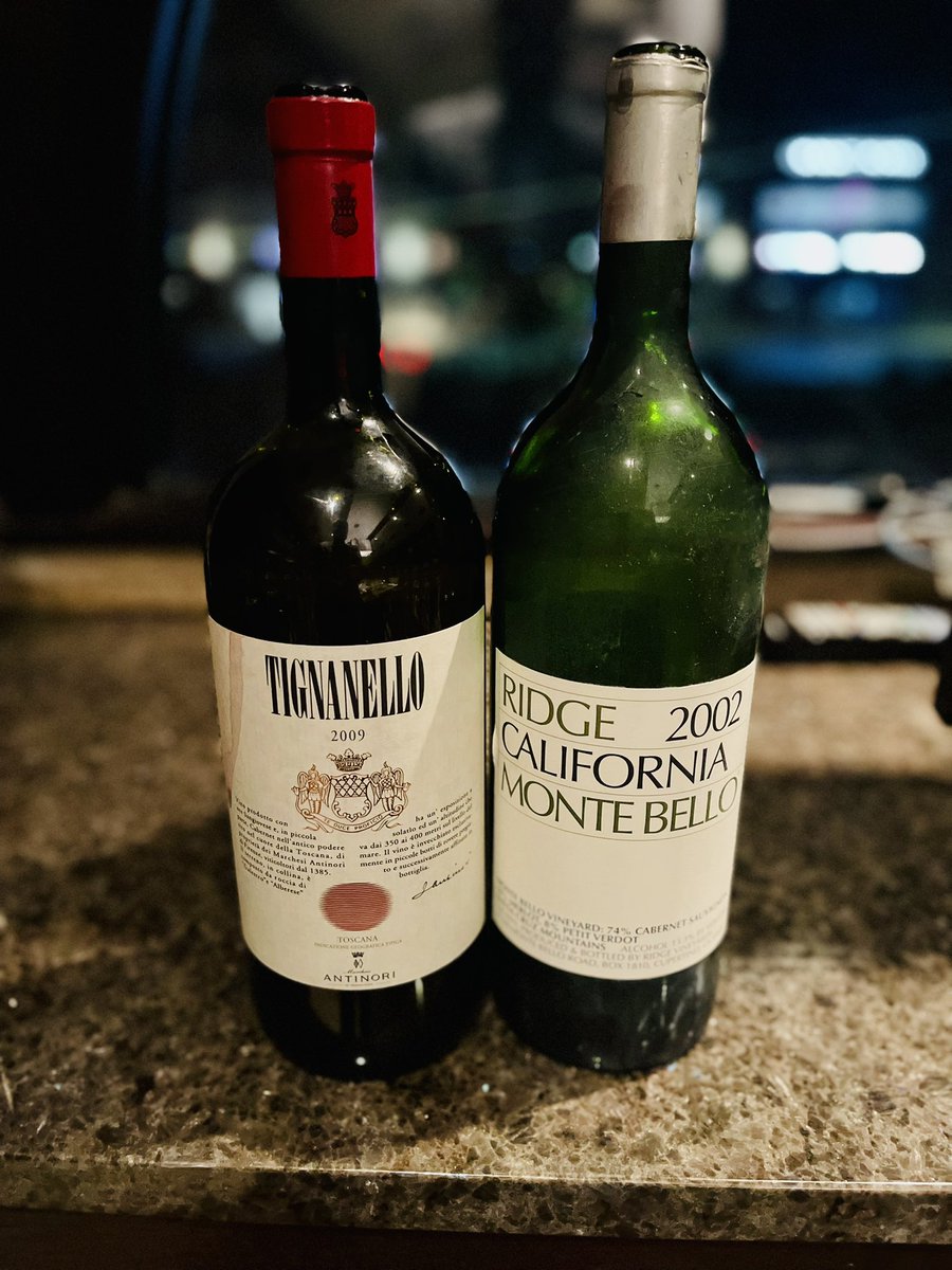 jack_epstein's tweet photo. Oenetrian’s wine dinner knocked it out of the park! Great wines by @RidgeVineyards, #BernardMoreau, @TaittingerNG, #PeterMichael, @AntinoriFamily, #Ausone, #ClosFourtet, #Poyferre, @Bartonwine, @PichonComtesse, @ChateauSHL, @Cos_dEstournel, @josephphelps https://t.co/WT04SknJZv