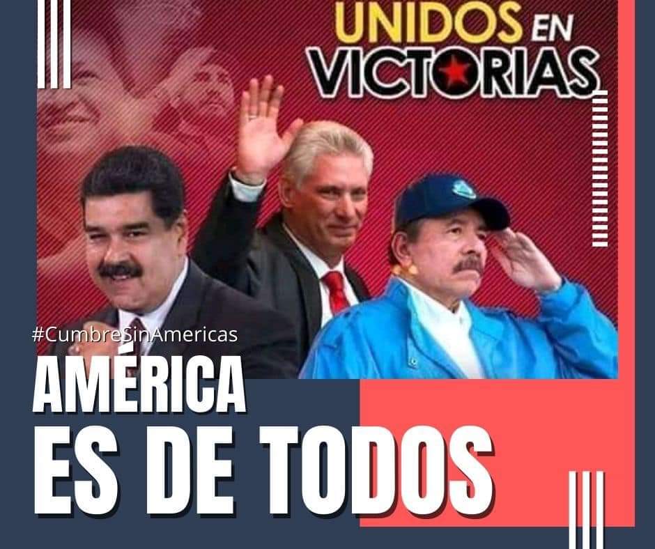 Mientras insista en aplicar su Doctrina Monroe y diseño hegemónico en #NuestraAmérica estará condenado al descrédito y al aislamiento
 <a href="/BrunoRguezP/">Bruno Rodríguez P</a> 
#CumbreSinExclusiones #MatancerosEnVictoria 
#Cuba