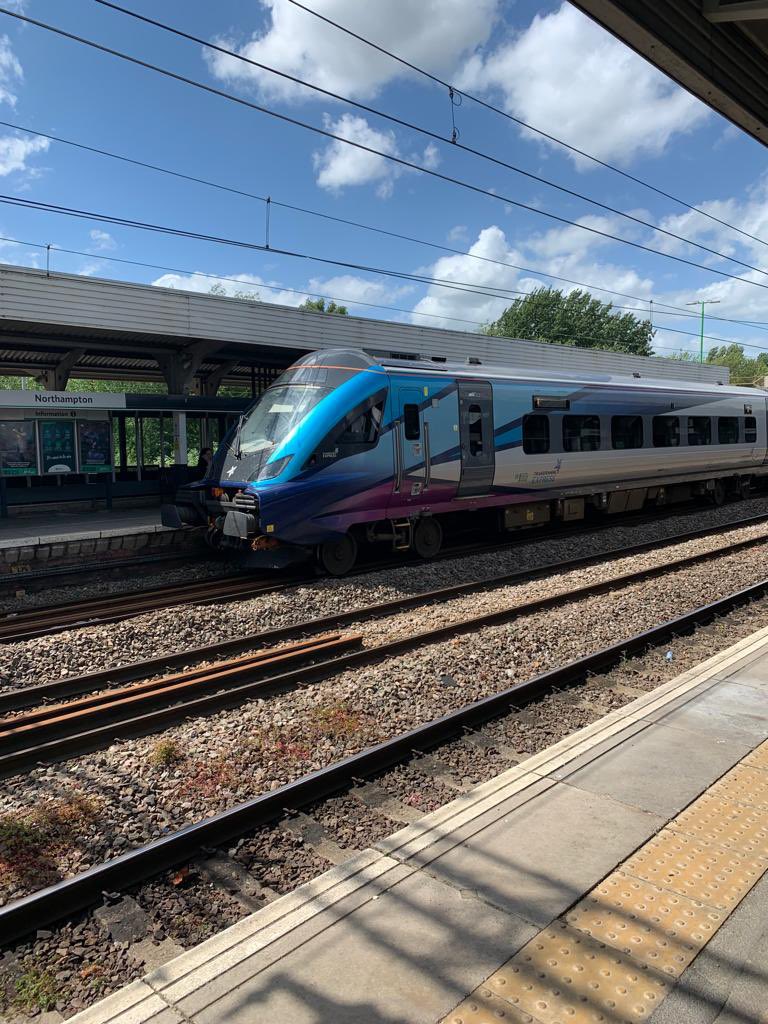 I just saw a TPE class 68 at Northampton. Very exciting, but don’t know why it was here.