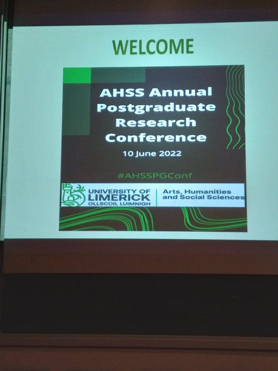 Delighted to attend such fruitful conference at #AHSSPGConf 2022🇩🇿🇮🇪
@UL @ResearchArtsUL @NiamhLenahan