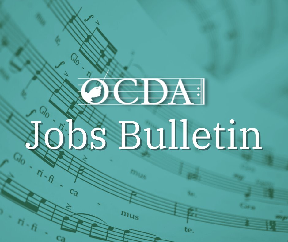OhioCDA's tweet photo. Looking for a choral position?  We have new listings in the OCDA Jobs Bulletin.  Check here to see if any of them would be a good fit for you: https://t.co/46t1XpF6p0 https://t.co/VKRRH1fYAX