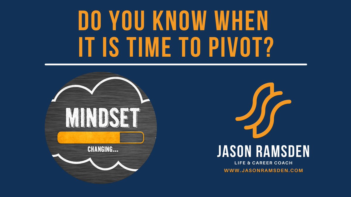 Do you know when it's time to pivot? When the change you've been avoiding is needed? I dive into this in this week's episode of my podcast, Intentionally Curious. Links here --> mailchi.mp/jasonramsden/k…

#lifecoaching #lifecoach #mindsetcoach #mindset #mindsetcoaching #podcast