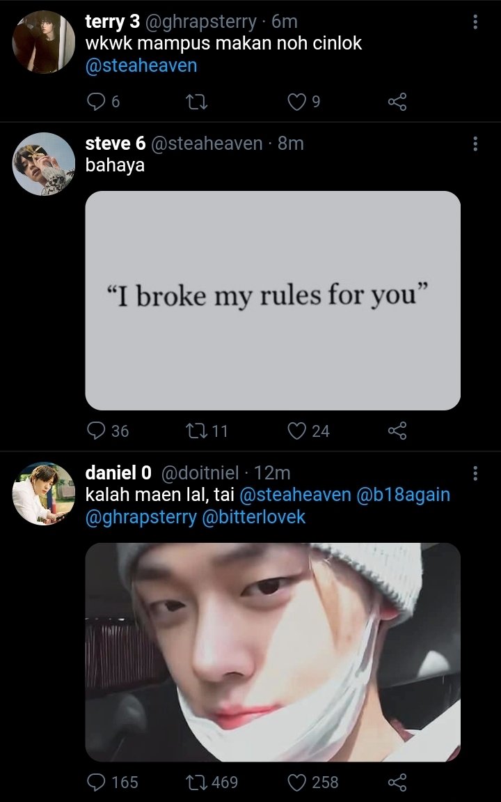 chaestetic's tweet image. “ no cinlok ya ”

—soobjun local one tweet au