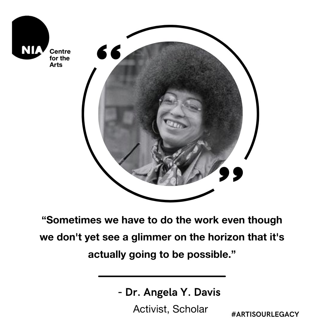 Wise words from Dr. Angela Davis to carry you through the weekend. ⭐ #weekendmotivation
