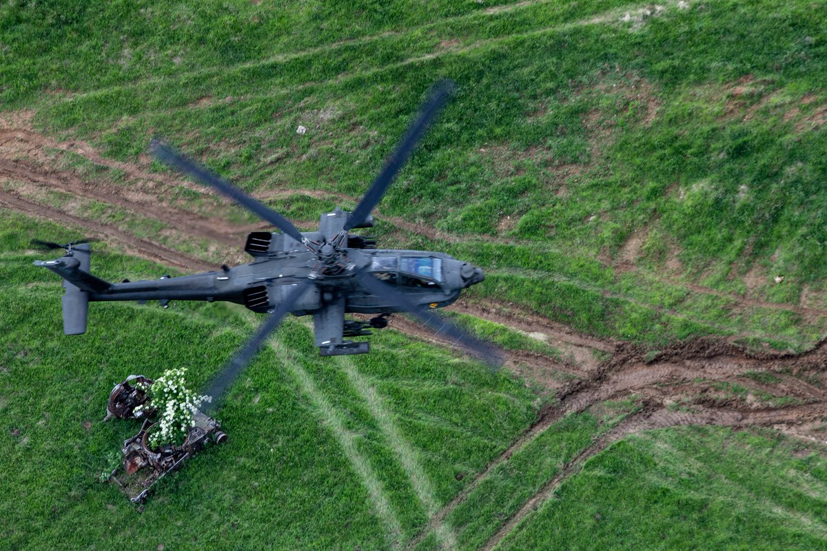 1stCavalryDiv's tweet photo. U.S. Army AH-64 H64 Apache assigned to 7th Squadron 17th Cavalry Regiment, 1st Air Cavalry Brigade prepares to conduct aerial operations during Combined Resolve 17.
#LiveTheLegend | #WeAreTheCAV | #CAVLethal | #AlwaysReady | #TheBigYellowPatch https://t.co/5saSoDD3bC