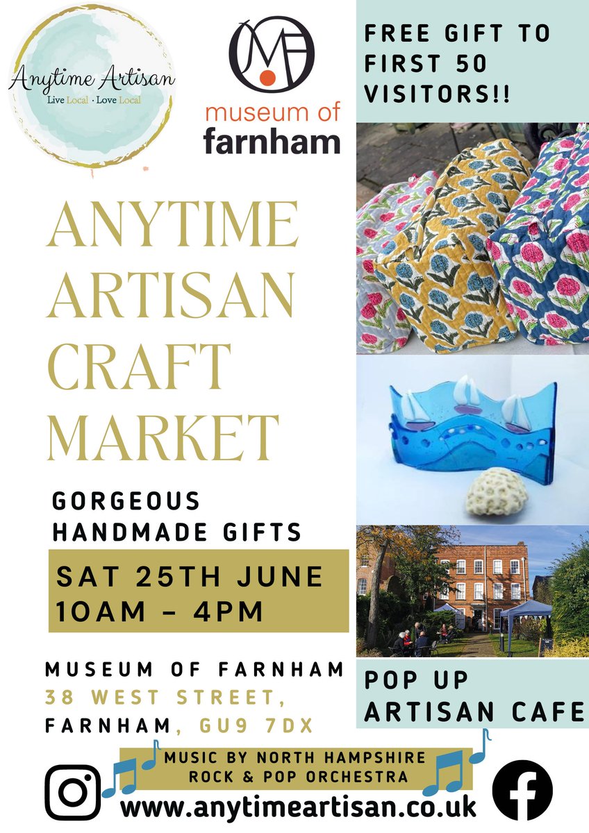 Just two weeks to go until our summer craft market!