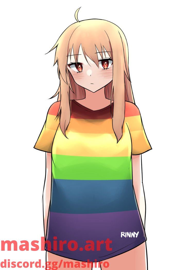 Happy Pride Month!
We want to hear your stories in our discord server and make sure to showcase your amazing pride art in our channels!

discord.gg/mashiro
mashiro.art

Art by <a href="/rinny_rin2/">rinny</a>!