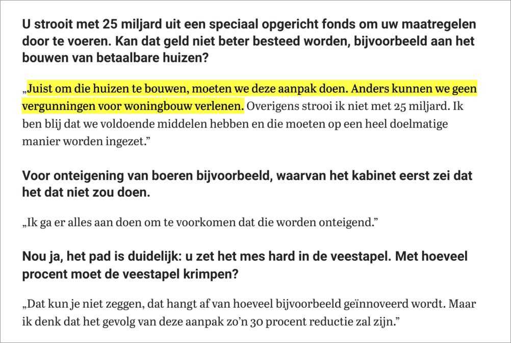 Het gaat dus inderdaad niet om natuur. Het gaat om goedkoop landbouwgrond opkopen voor huizen voor die miljoenen mensen die nog in NL gepropt moeten worden #stikstof #natura2000 #VanderWal 👇