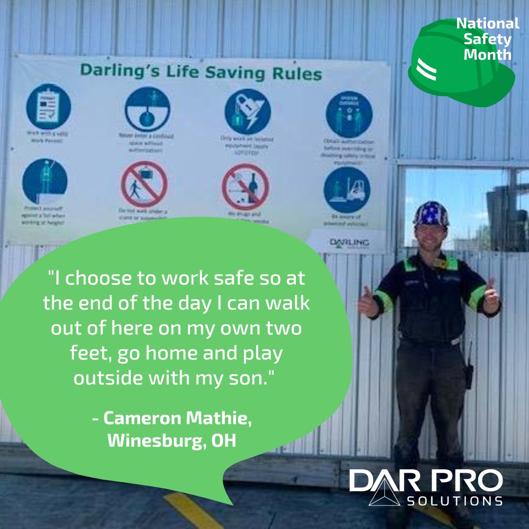 DARPROSolutions's tweet image. At DAR PRO Solutions, we understand how important it is to practice the proper safety procedures. This is #WhyWeWorkSafe 
.
.
.
#NationalSafetyMonth #Safety #BeSafe #WorkSafety #SafetyCulture