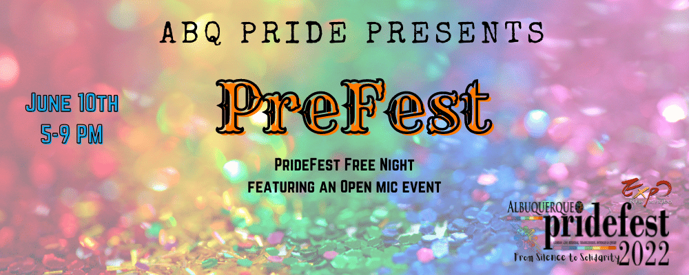 Join us later today for our PreFest! Happening at Expo New Mexico starting at 5pm. FREE event.