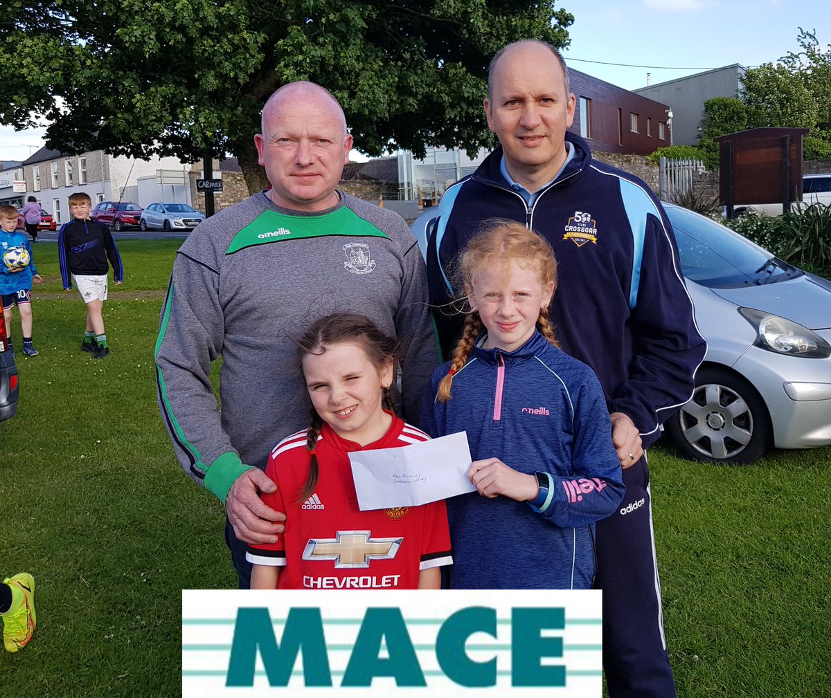 CrossgarYL's tweet photo. This weeks Youth League has kindly been sponsored by McGraths Mace Annacloy .
Big thanks to Denis for his continued support!
CYL⚽️😀 https://t.co/4n15VhIoWr