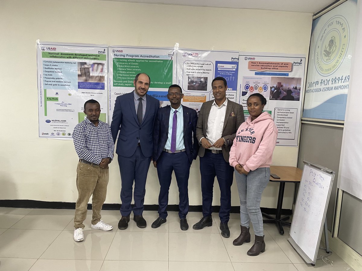 Honoured to be invited at the offices of the Ethiopian Nurses Association to discuss about nursing, telenursing, digital health, leadership and collaboration opportunities. The CEO was also at the ⁦<a href="/BETTEReHEALTH/">BETTEReHEALTH</a>⁩ Regional Hub workshop for Eastern and Central Africa.