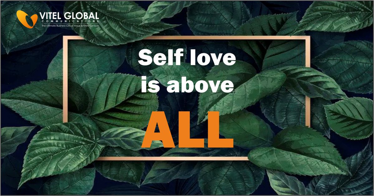 vitel_global's tweet photo. Self love is nurtured with three tools:
1. Self-motivation
2. Self-reliazation and
3. Self-acceptance
#selflove #selfcare #selfworth #followfriday #QuoteOfTheDay #IPphonesystem #businessphoneservices #voipphones #voipphoneservices https://t.co/aLUO7cCJ8g