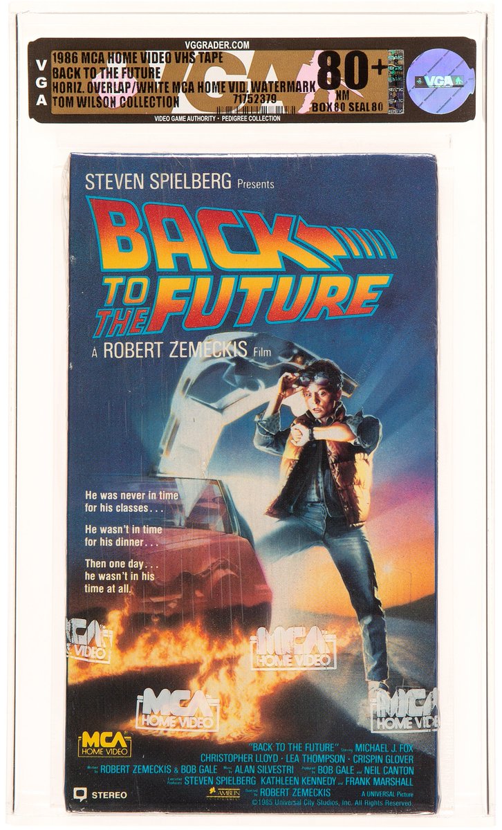 SEALED ORIGINAL BACK TO THE FUTURE II 2 POSTER 1989 MICHAEL J FOX SPIELBERG 