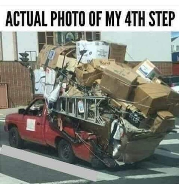 IllumRecovery's tweet image. The 4th step is a great tool to get rid of a lot of the junk we’ve been carrying around that no longer serves us.

#4thstep #12stephumor #soberAF