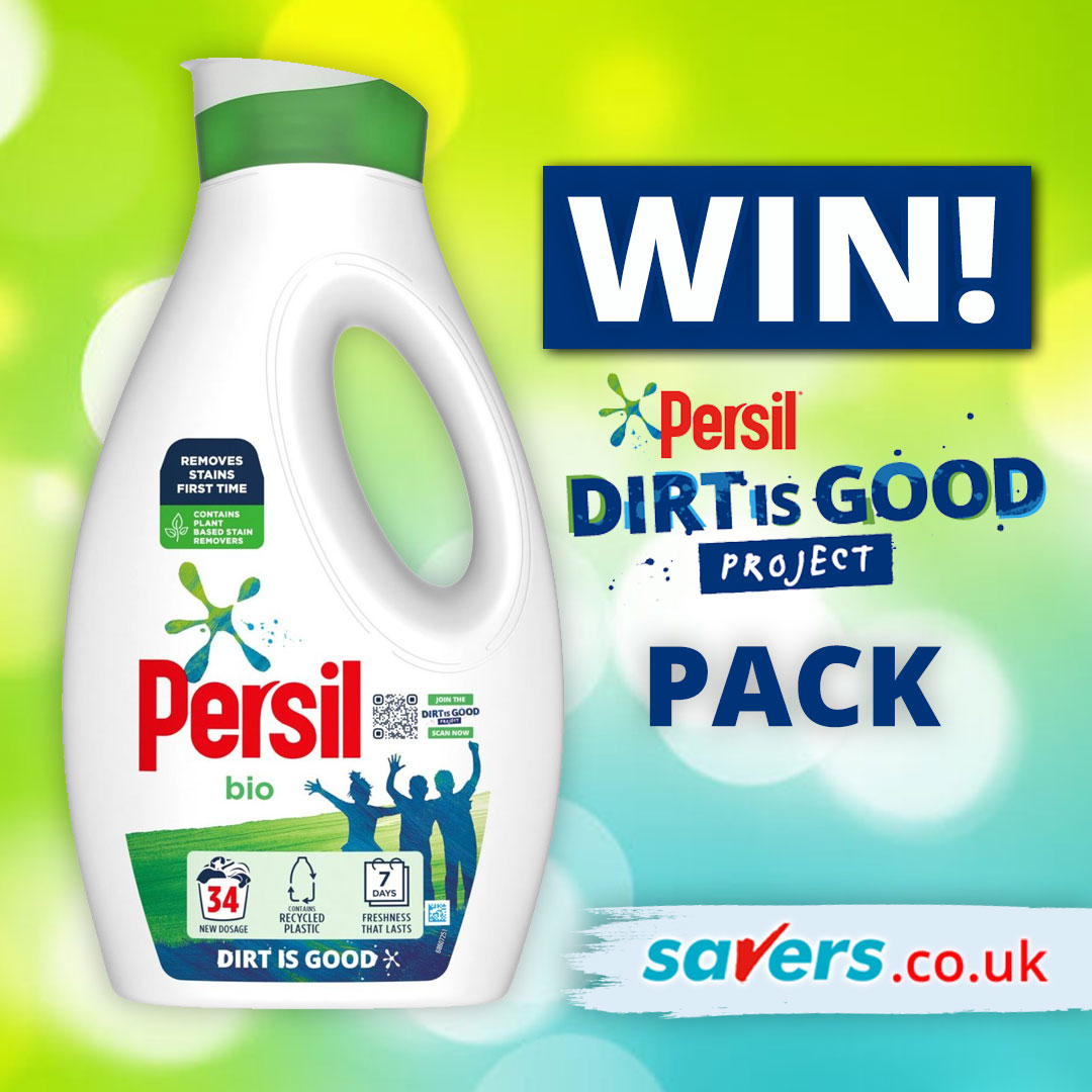It's #competition time 🥳
We’re giving you the chance to get tough on muddy stains and #WIN a Persil Bio Pack! Simply RT and Follow <a href="/SaversHB/">Savers</a> for your chance to WIN!

T&amp;C’s apply. UK only. Ends 14/06/2022. bit.ly/3hic1ik