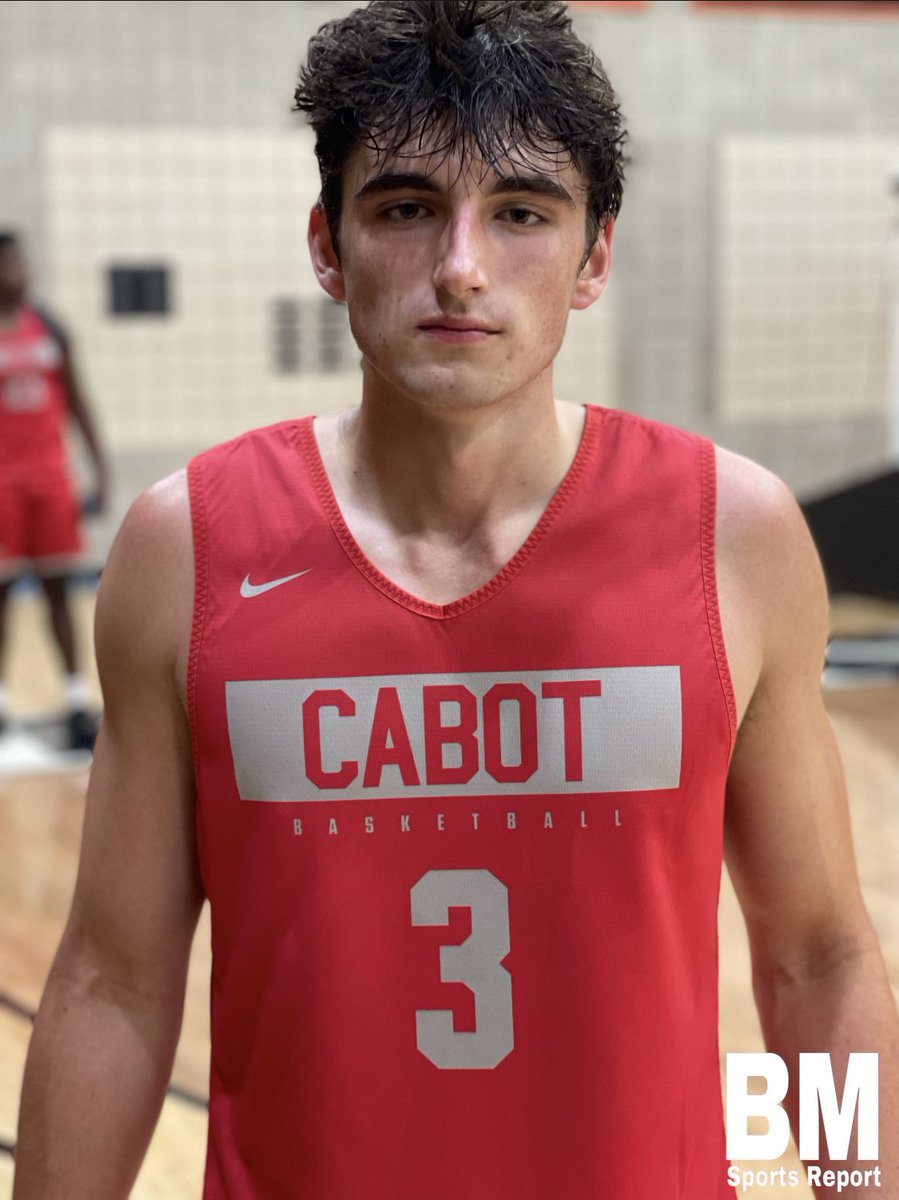 big73miller's tweet photo. Big Red Team Camp Player Spotlight 2023 Gavin Muse - Cabot - brings a lot of energy to his team. He can space the floor with his shooting ability and is a scrappy defender a player to watch at Cabot this season. @Gavin_muse22 @PantherCabot https://t.co/b1hx2rAAIs