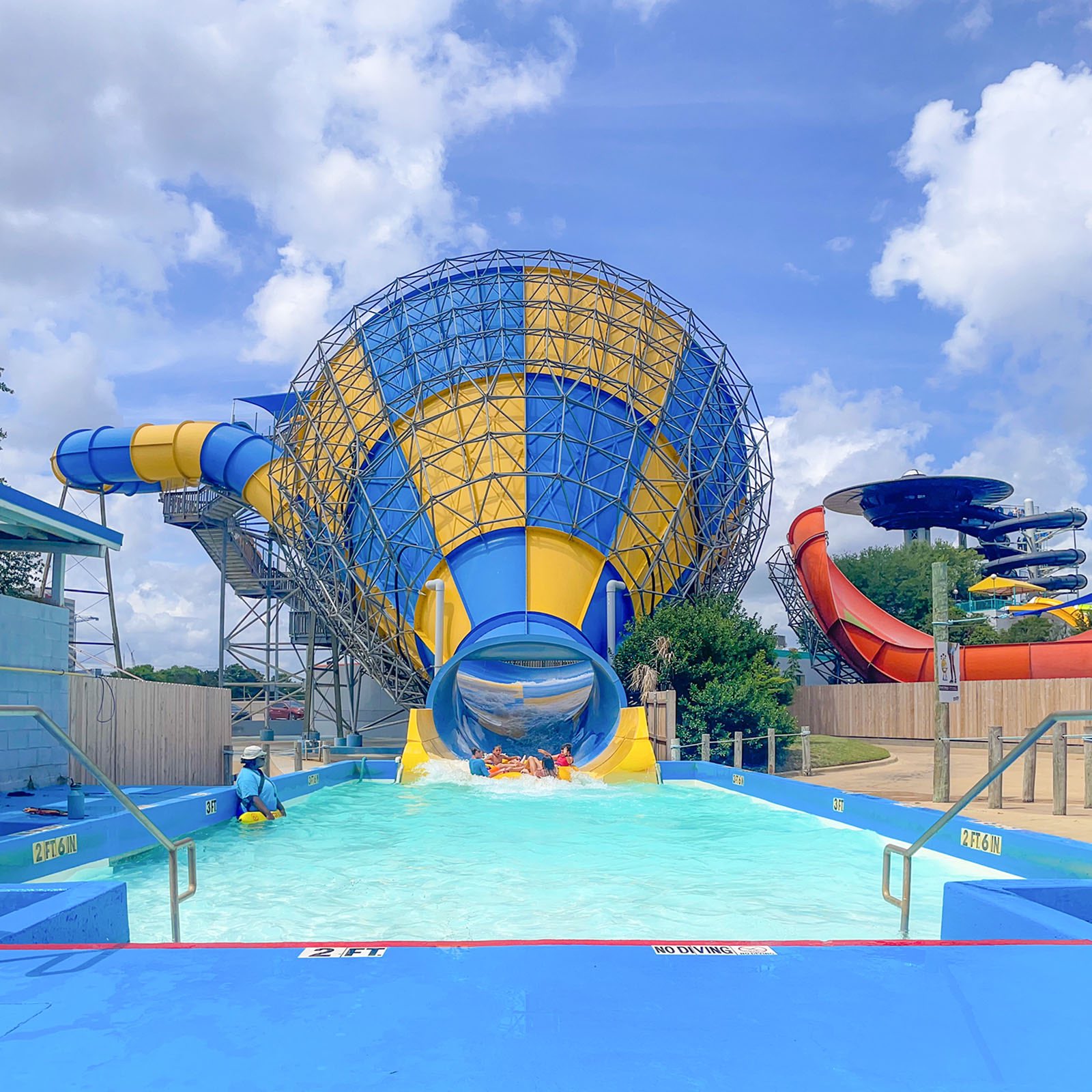 Six Flags Water Park Tornado