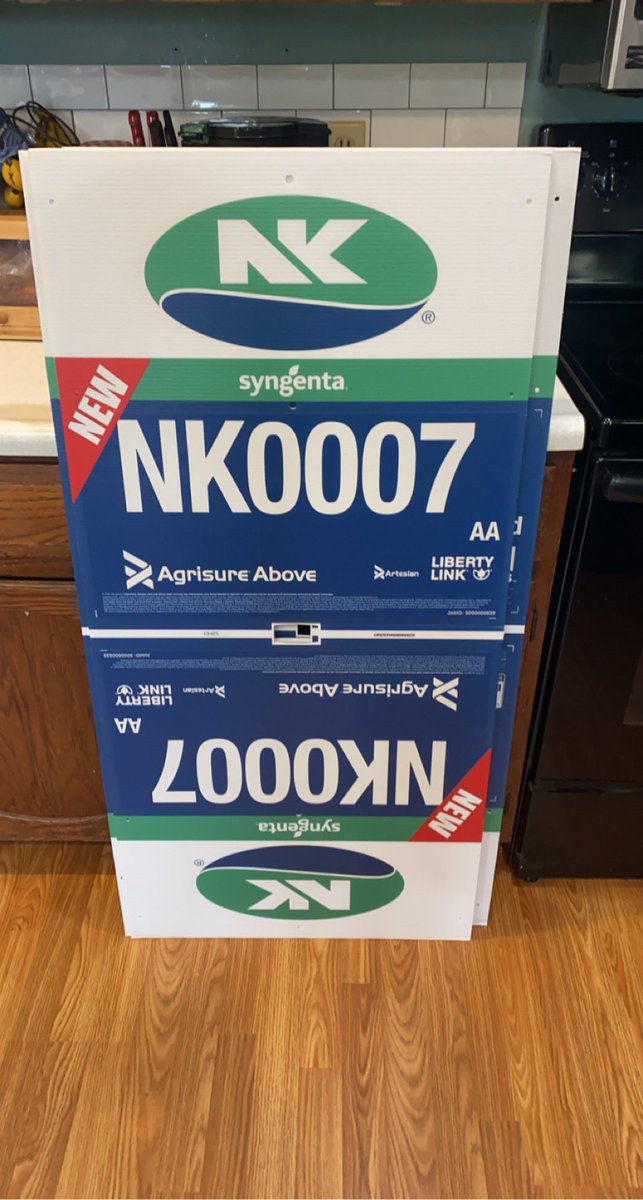 First <a href="/NKSeeds/">NK Seeds</a> signs are out the door #JamesBond #plantNK22 #LicenseToKill