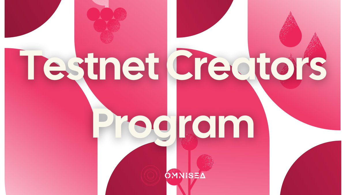 We're happy to ignite our first Testnet Creators Program! 🥳 Learn more about it on Medium 👇 medium.com/@omnisea/launc…