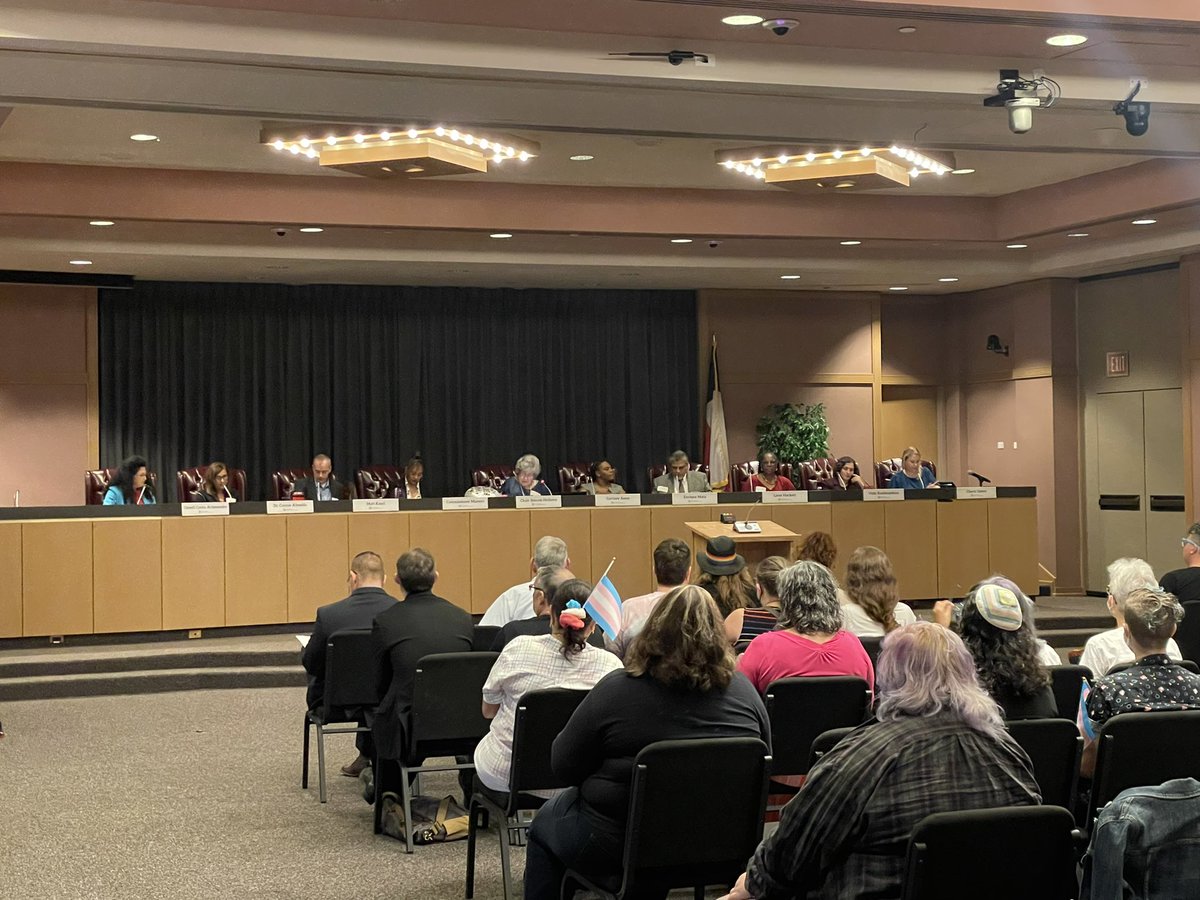 At this morning’s <a href="/TexasDFPS/">Texas DFPS</a> meeting, <a href="/EqualityTexas/">Equality Texas</a> &amp; <a href="/TransTexas/">TENT</a> — among others — will share testimony of trans kids and their families. Last month, the Texas Supreme Court ruled <a href="/GovAbbott/">Greg Abbott</a> does not have authority to direct DFPS to investigate families of transgender children.