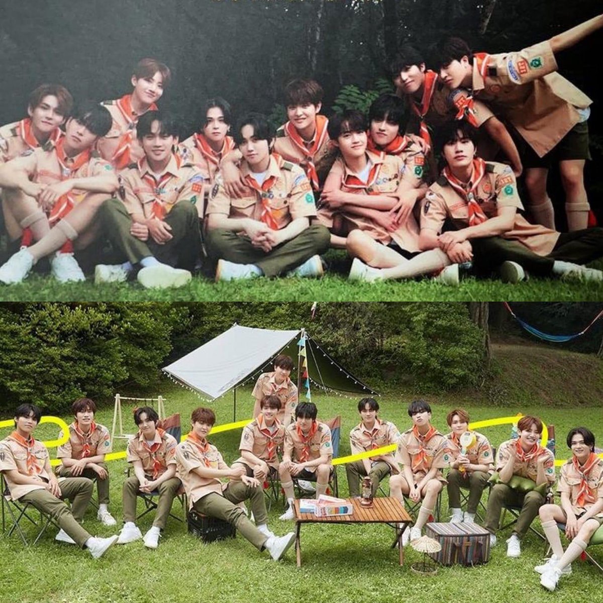 min_ttp's tweet photo. 여름캠프는 지난해 마시호, 예담과 함께 촬영됐지만 사진에서는 제외됐다. 예담의 매거진 화보도 공개되지 않았고, 공백기와 관련이 없다. 그들은 여전히 ​​​​그룹의 일부입니다. 우리에게 약간의 설명을 제공하십시오. 
@ygent_official
 #MASHIHO #BANGYEDAM https://t.co/J92gG6MypH
