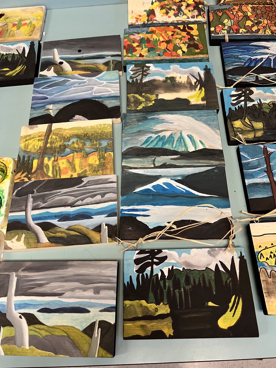 VColabawalla's tweet photo. Group of Seven art ⁦@BayviewHillES⁩ https://t.co/xx7F4cUw9C