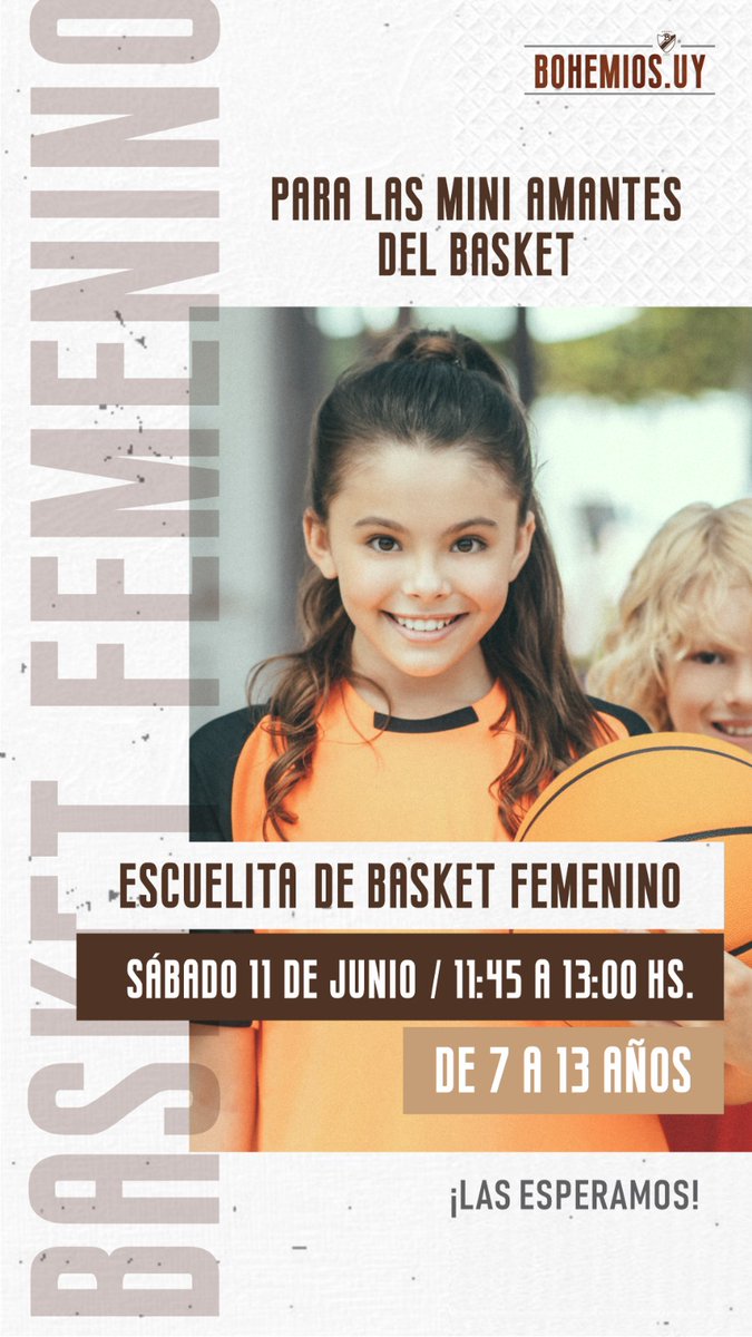 #femenino
GRANDES NOTICIAS ⛹🏼‍♀️🏀
Se empieza a armar el básquetbol femenino nuevamente en <a href="/CluBohemios/">Club A. Bohemios</a> 
¡Sumate! ¡Te esperamos!
#FormativasCAB
#daleMARRON