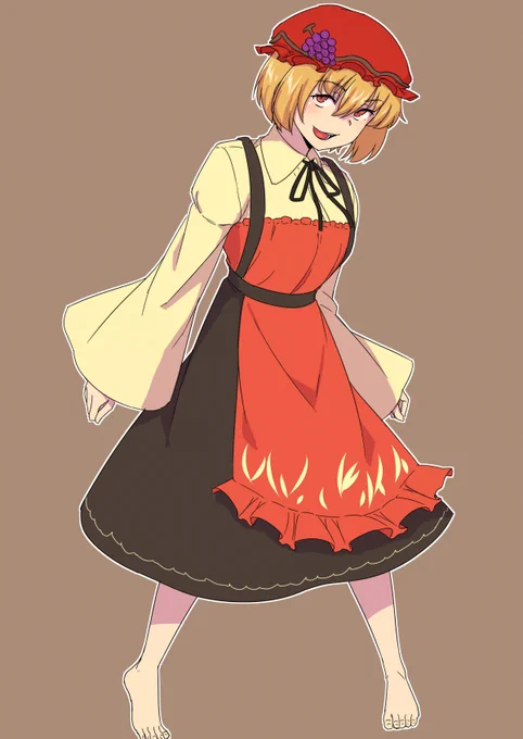 #深夜の真剣お絵描き60分一本勝負お題 秋穣子で挑戦 