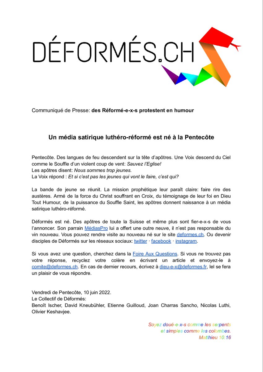 Déformés tweet media
