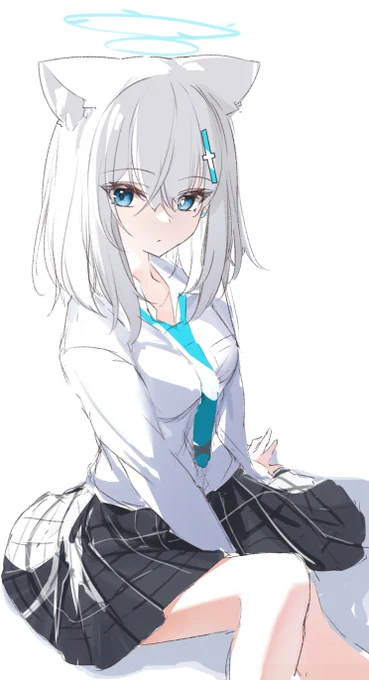 #100日チャレンジ 
#BlueArchive 
54日目 シロコ 