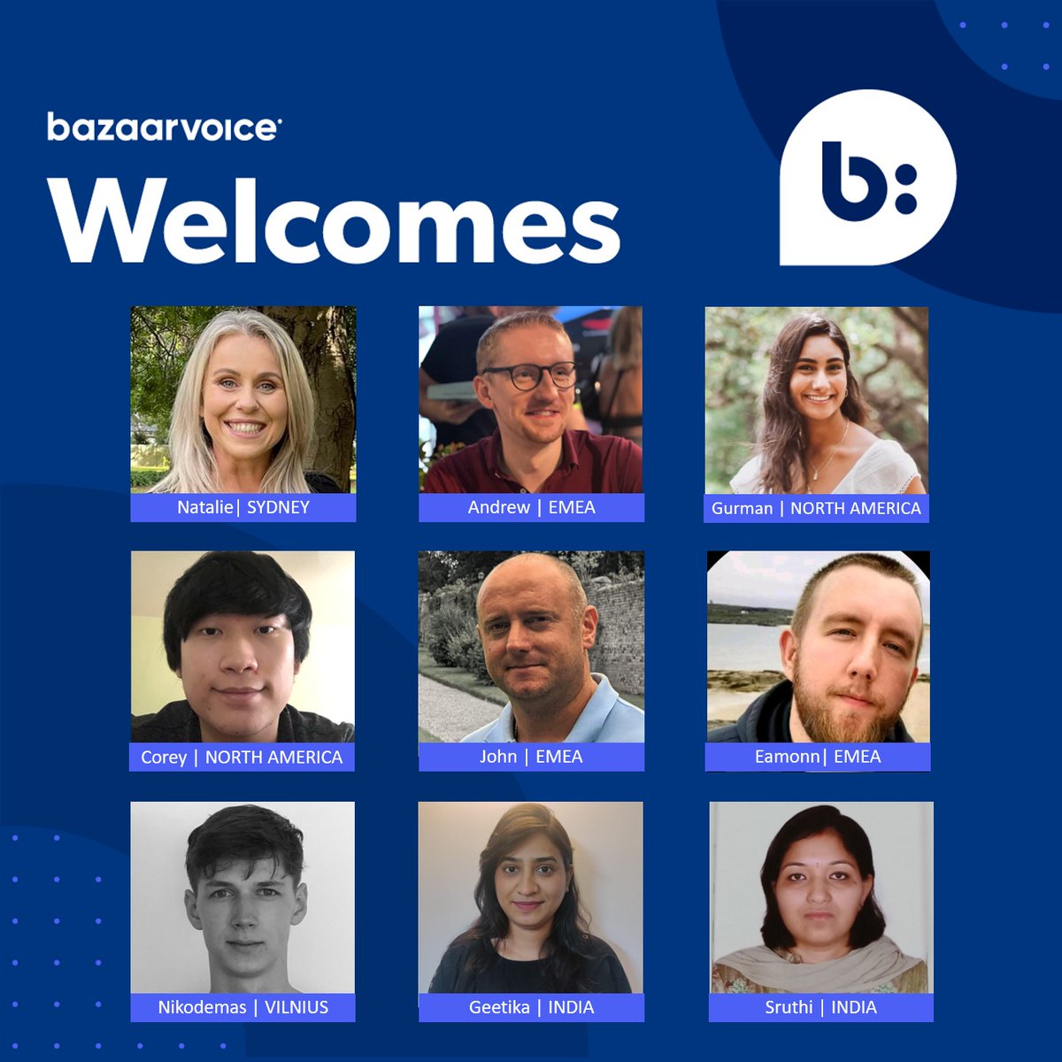Bazaarvoice welcomes new employees
