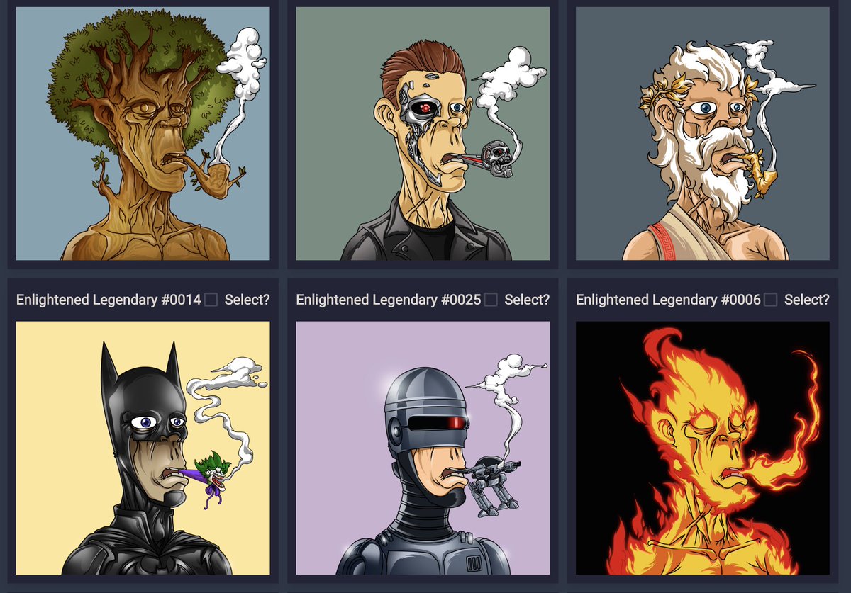 Auto1____'s tweet photo. These Enlightened Legendary’s look awesome @smokeheadsnft https://t.co/BOlm0aJ3Vy