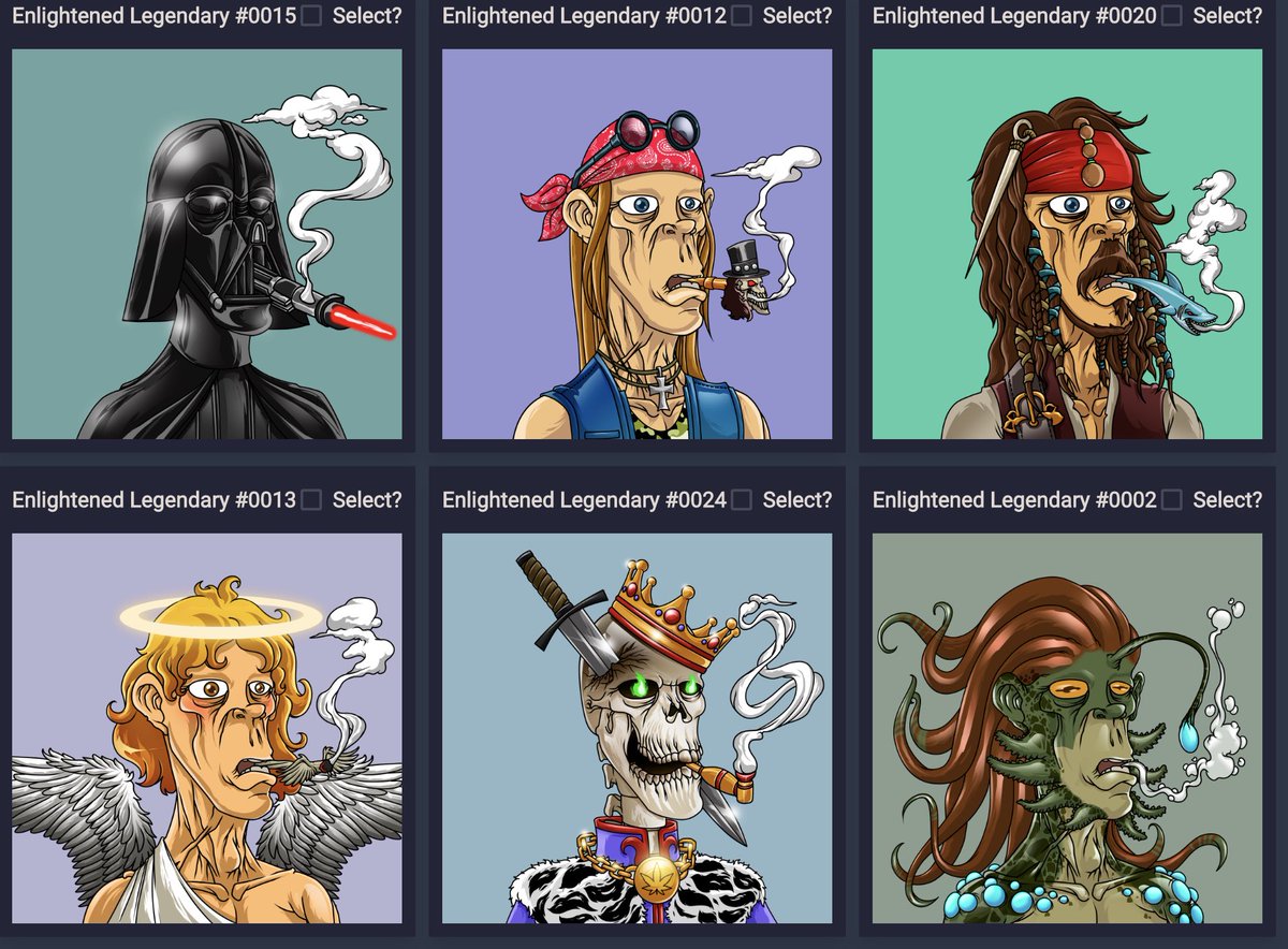 Auto1____'s tweet photo. These Enlightened Legendary’s look awesome @smokeheadsnft https://t.co/BOlm0aJ3Vy
